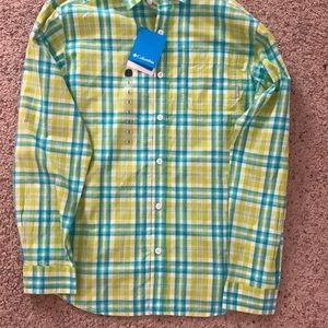 Mens Columbia button down shirt
